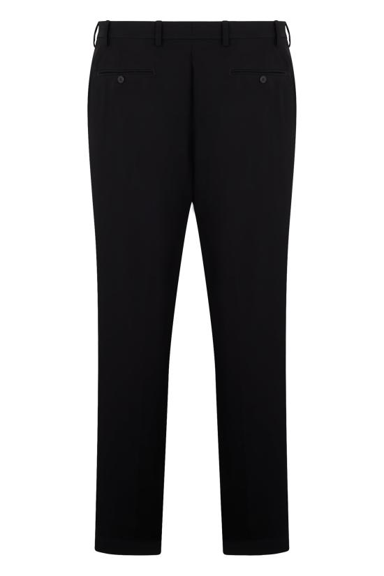 26SS 프라다 테일러드 코튼 팬츠 UP0419 S OOO BLACK - PRADA