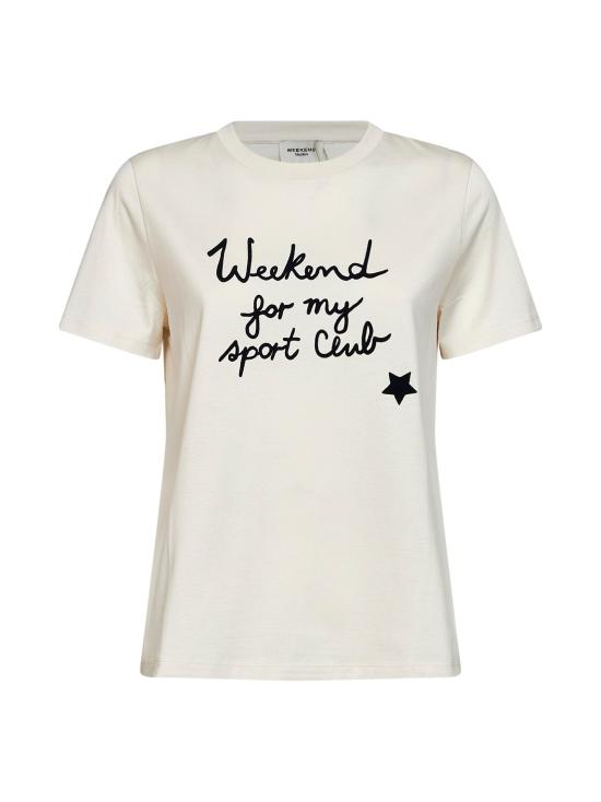 26FW 위켄드막스마라 폴로 티셔츠 2625976041600WKDEDISON006 WHITE