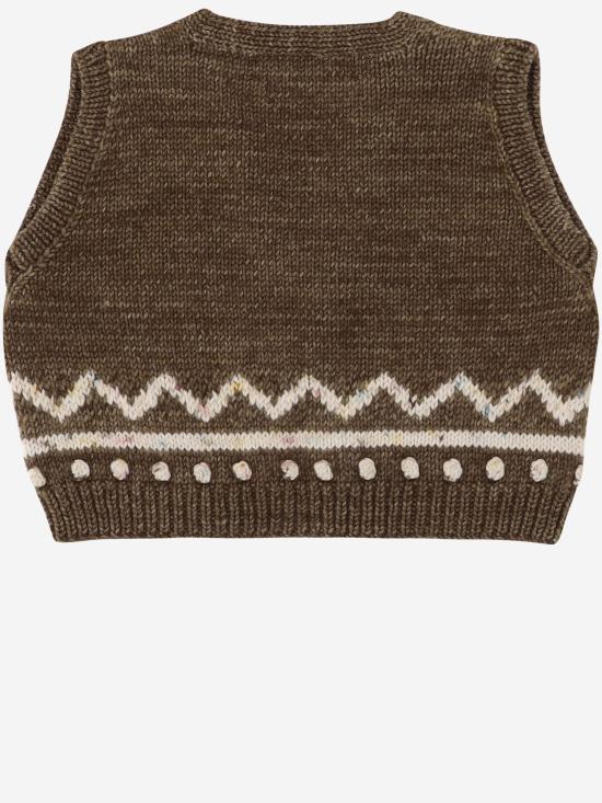 25FW 미샤 앤 퍼프 베스트 K1223W25 BROWN - MISHA & PUFF
