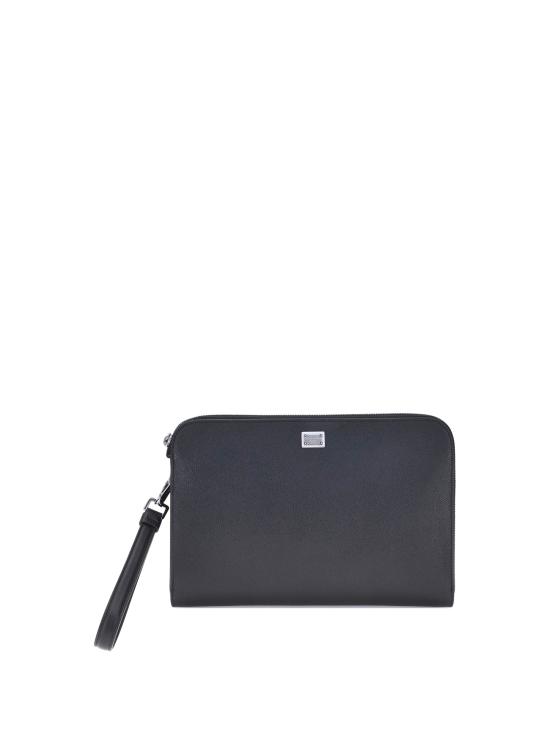 26FW 돌체앤가바나 알파인 시실리 클러치 백 BM2528BG662 BLACK - DOLCE & GABBANA