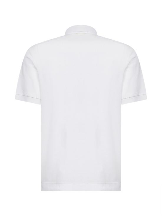26SS 에르메네질도제냐 탑 UH341A3H786N01 WHITE - ERMENEGILDO ZEGNA
