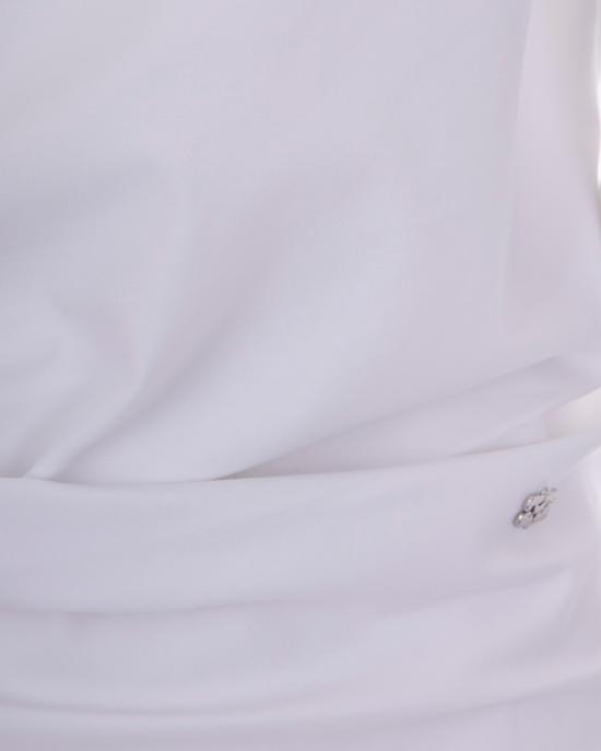 26FW 가니 폴로 티셔츠 A1040543 WHITE - GANNI