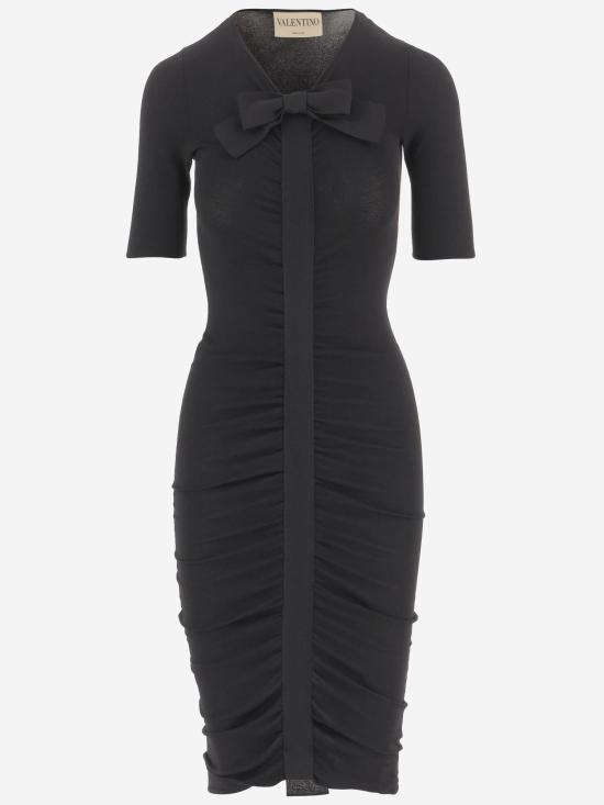 26SS 발렌티노 가라바니 원피스 8B0KD15L BLACK - VALENTINO GARAVANI