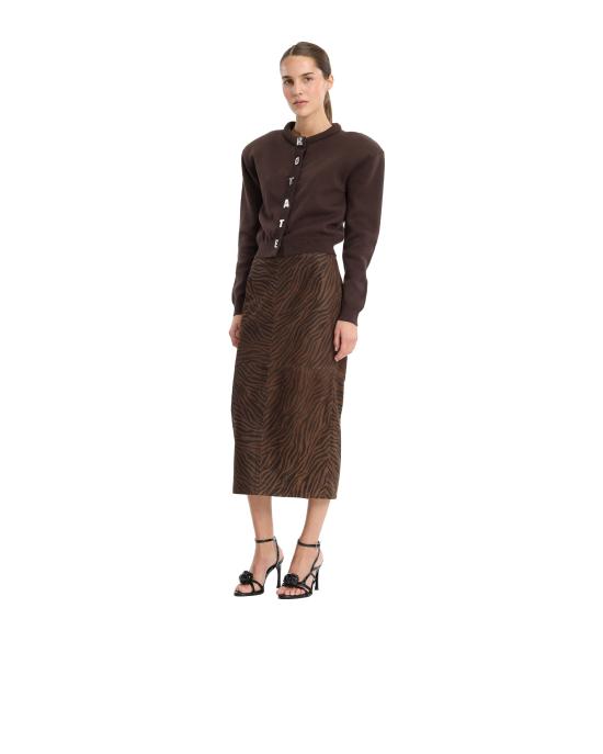 26FW 로테이트 바이 크리스텐슨 스웨터 1138541667 BROWN - ROTATE BY BIRGERCHRISTENSEN