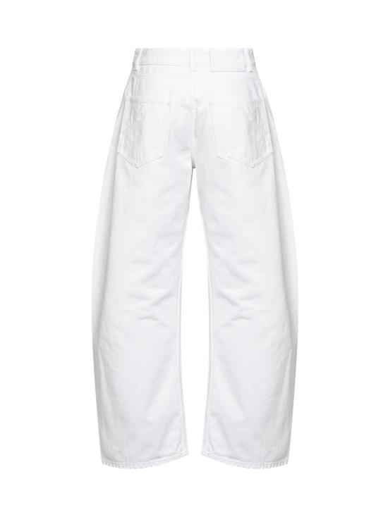 26FW 알라이아 데님 팬츠 AA9P1406D027D 000 WHITE - ALAIA