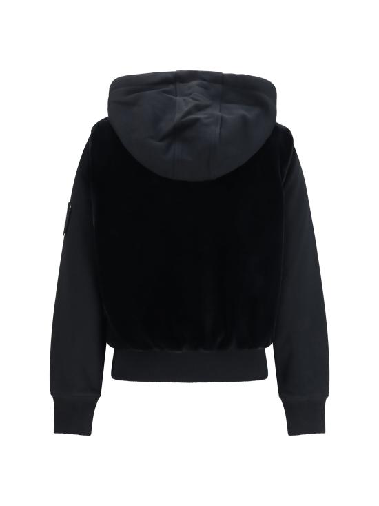 26FW 무스너클 후드 티셔츠 M15LS610 BLACK - MOOSE KNUCKLES
