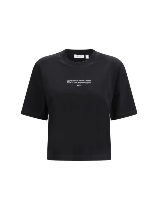 26SS 오프화이트 폴로 티셔츠 2AA124S26JER006 BLACK
