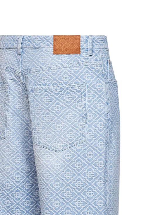 26FW 카사블랑카 데님 팬츠 MPF26DN00901 LIGHTBLUE - CASABLANCA