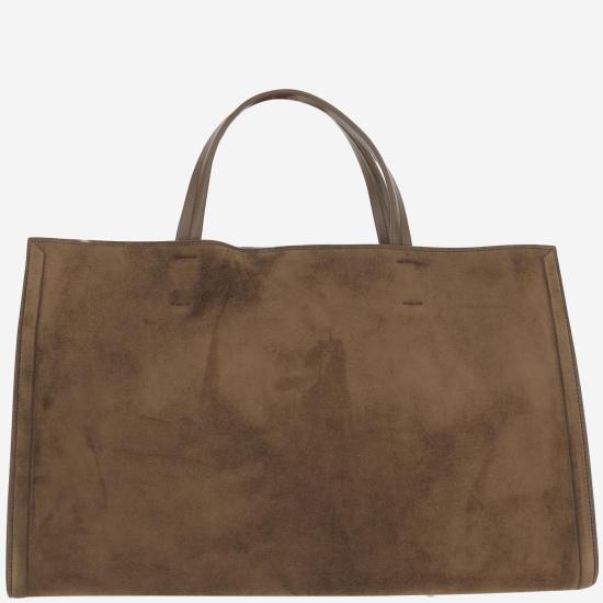 25FW 피비 파일로 토트백 AB45LT0038 BROWN - PHOEBE PHILO