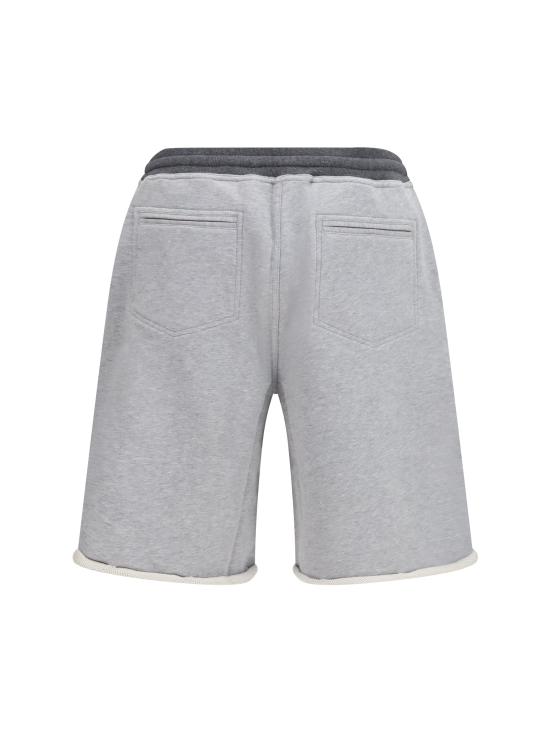 26FW 브루넬로 쿠치넬리 숏팬츠 MM8263389G GRAY - BRUNELLO CUCINELLI