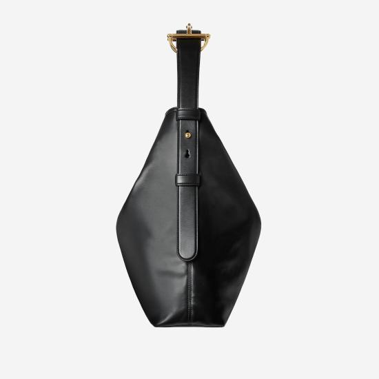 25FW 구찌 베아트릭스 모노그램 스웨이드 라지 토트백 850546 BLACK - GUCCI