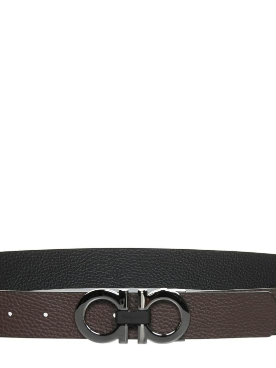 26FW 살바토레 페라가모 벨트 678783DOUBLEADJUS476361 BLACK - SALVATORE FERRAGAMO