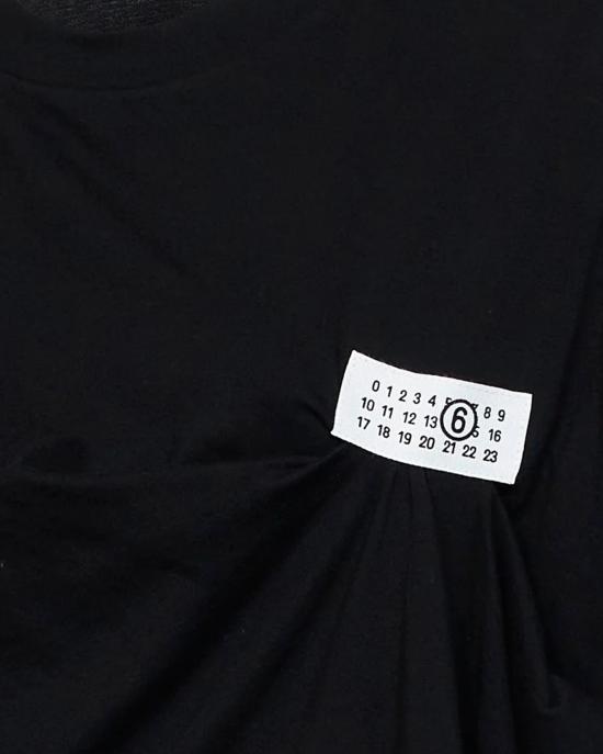 26FW MM6 메종마르지엘라 폴로 티셔츠 S52NF0018 BLACK - MM6 MAISON MARGIELA