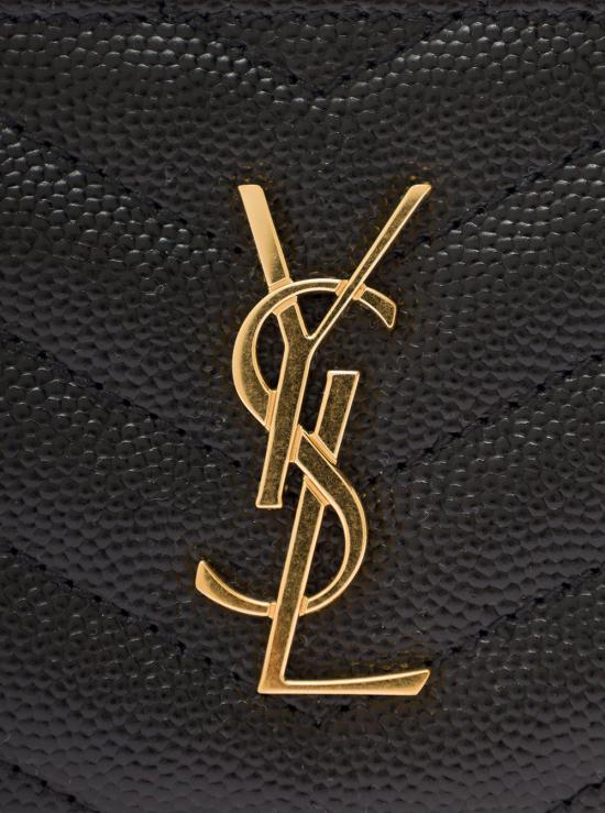 26SS 생로랑 명함지갑 607915 BLACK - SAINT LAURENT