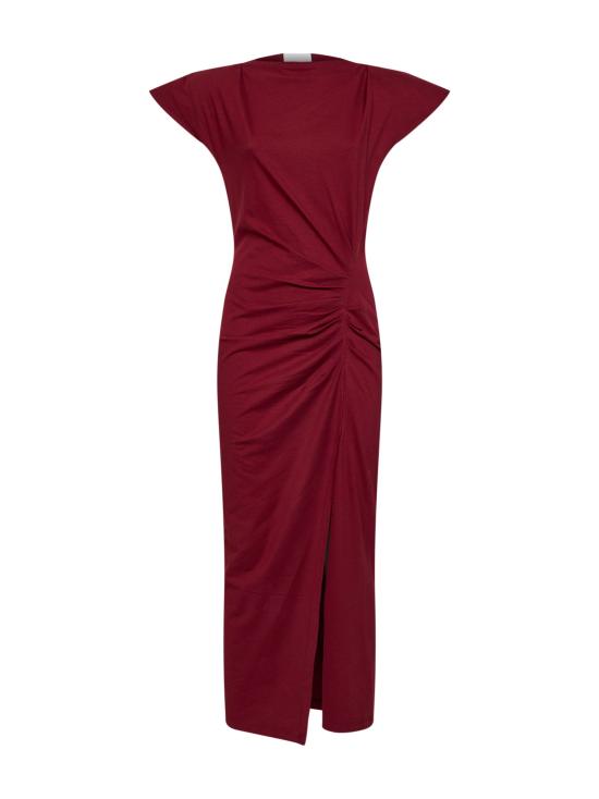 26FW 이자벨마랑에뚜왈 원피스 RO0307FAA1N41I80DB BURGUNDY