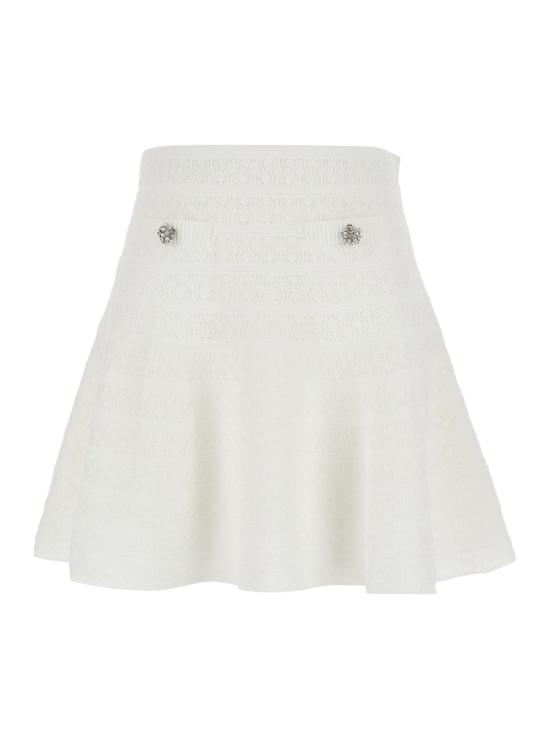 26SS 셀프 포트레이트 스커트 SS26063SKW WHITE