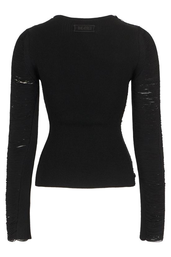 25FW 디 아티코 블라우스 251WCK00128 BLACK - THE ATTICO