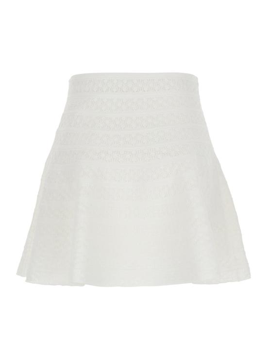 26SS 셀프 포트레이트 스커트 SS26063SKW WHITE - SELF PORTRAIT