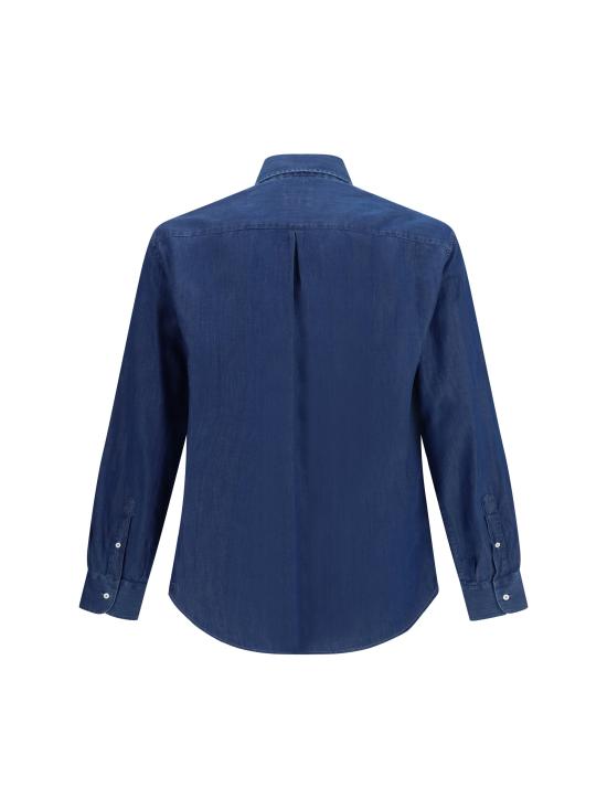 26SS 브루넬로 쿠치넬리 셔츠 MR6830621 BLUE - BRUNELLO CUCINELLI