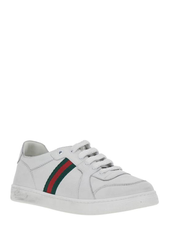 26FW 구찌 스트레치 로우탑 스니커즈 873037BLN10 WHITE - GUCCI