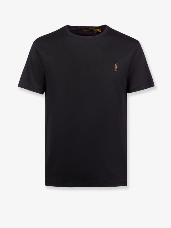 26FW 폴로 랄프로렌 포니 로고 자수 반팔티 710740727 BLACK