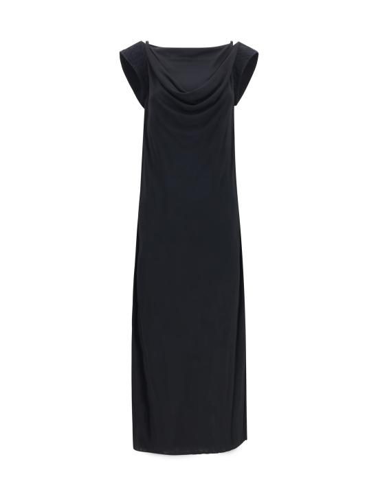 26FW 보테가베네타 원피스 876819V6NJ0 BLACK - BOTTEGA VENETA