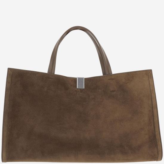 25FW 피비 파일로 토트백 AB45LT0038 BROWN - PHOEBE PHILO
