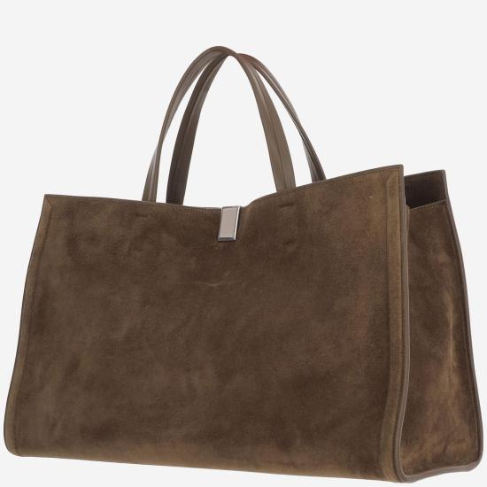 25FW 피비 파일로 토트백 AB45LT0038 BROWN - PHOEBE PHILO