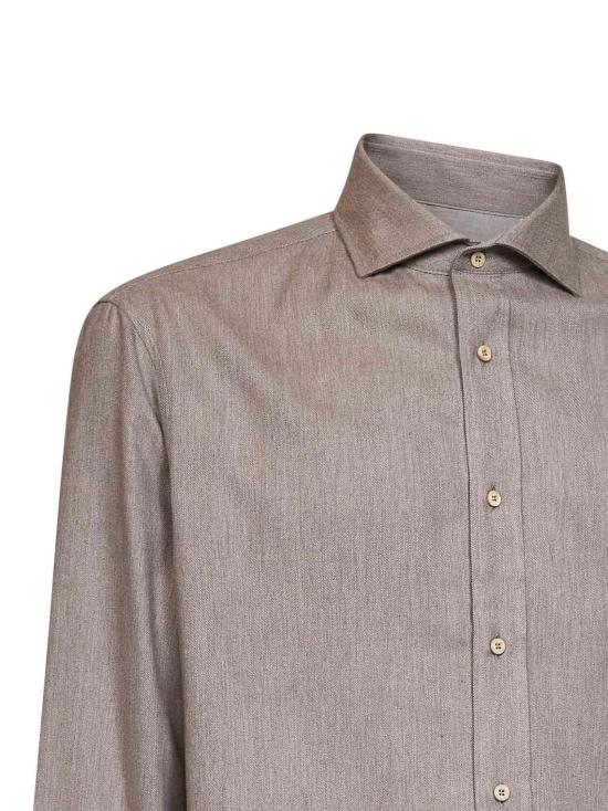26FW 브루넬로 쿠치넬리 셔츠 MY6370627 C024 GRAY - BRUNELLO CUCINELLI