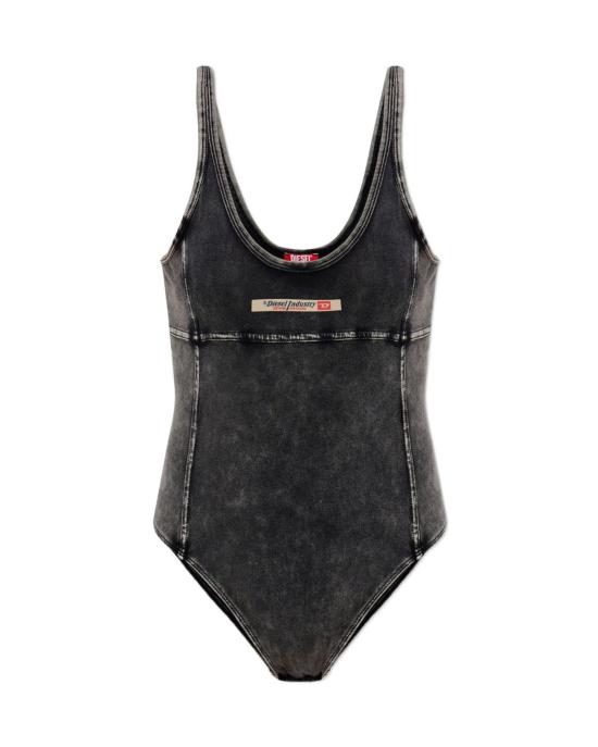 26FW 디젤 바디수트 티셔츠 A19192 BLACK