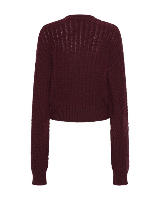 26FW 로테이트 바이 크리스텐슨 스웨터 116437741 BURGUNDY - ROTATE BY BIRGERCHRISTENSEN
