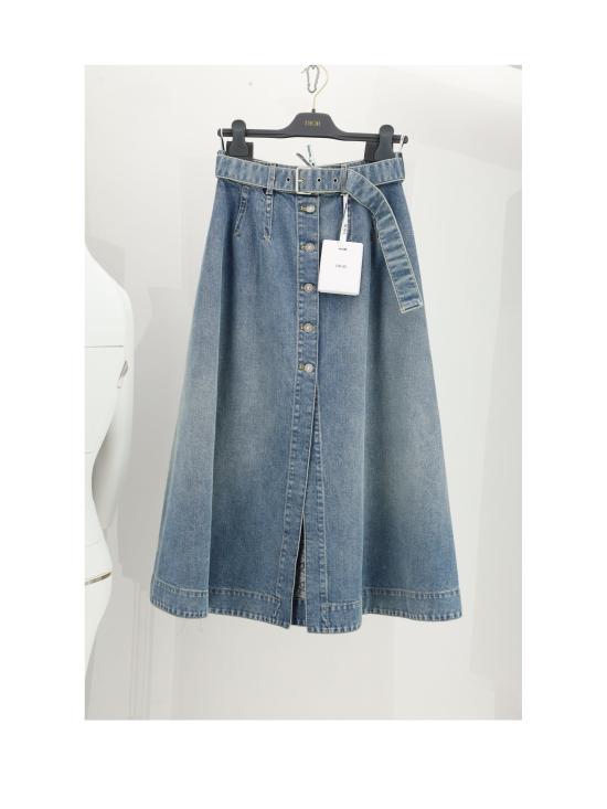 26SS 디올 스커트 612J51A3153 BLUE - DIOR