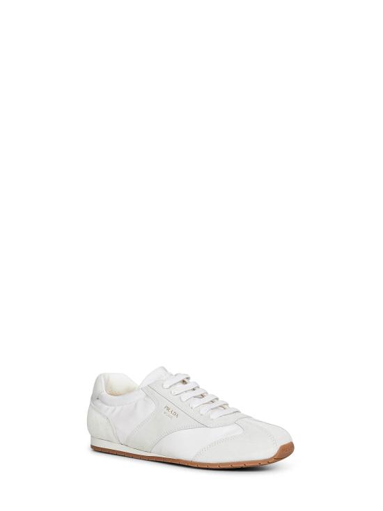 26SS 프라다 프랙스 리나일론스웨이드 스니커즈 2EE465G000D7RF0009 WHITE - PRADA