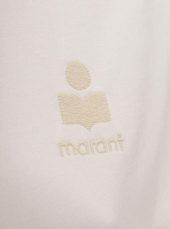 26SS 이자벨마랑에뚜왈 애비 로고 코튼 티셔츠 TS0070FA WHITE - ISABEL MARANT ETOILE