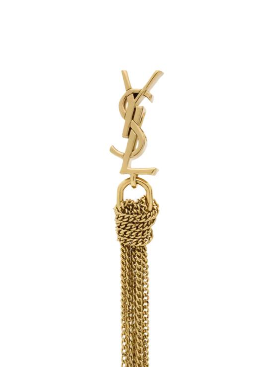 26FW 생로랑 메탈 카산드라 태슬 이어링 803195 GOLD - SAINT LAURENT