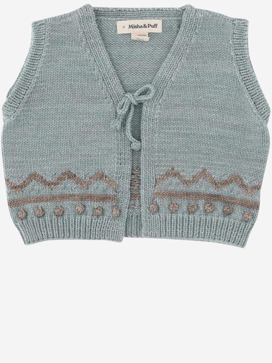 25FW 미샤 앤 퍼프 베스트 K1223W25 BLUE - MISHA & PUFF