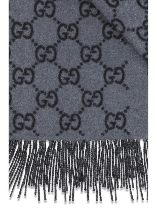 26FW 구찌 GG 캐시미어 스카프 8123174GABX GRAY - GUCCI