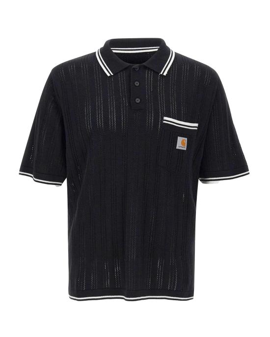 26SS 칼하트 WIP 숏슬리브 램지 폴로 티셔츠 I036168 BLACK