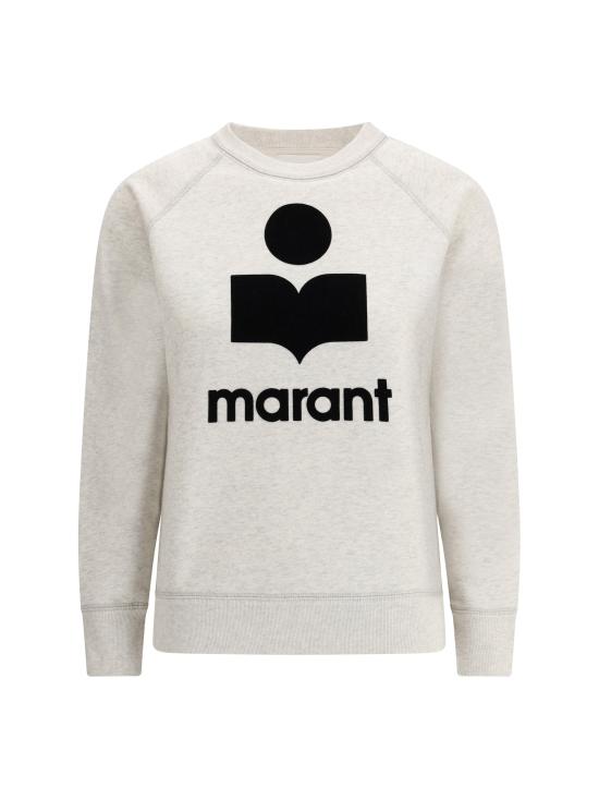 26FW 이자벨마랑에뚜왈 밀리니 코튼 스웨트셔츠 SW0160FAA1M07E BEIGE - ISABEL MARANT ETOILE