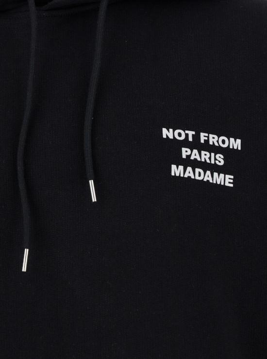 26SS 드롤드무슈 후드 티셔츠 PERMHO162CO127 BLACK - DROLE DE MONSIEUR