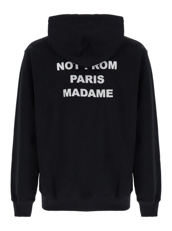 26SS 드롤드무슈 후드 티셔츠 PERMHO162CO127 BLACK - DROLE DE MONSIEUR