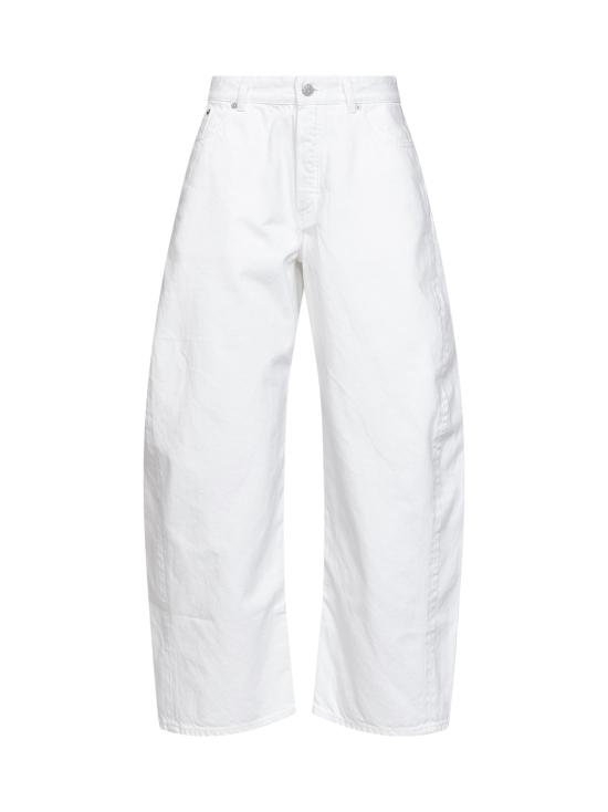26FW 알라이아 데님 팬츠 AA9P1406D027D 000 WHITE