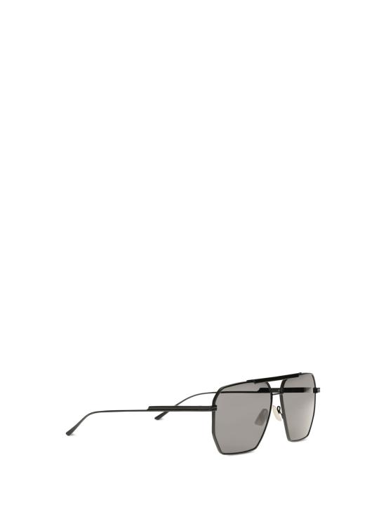  보테가베네타 안경 보테가 베네타 스퀘어 선글라스 블랙/그레이 - BOTTEGA VENETA
