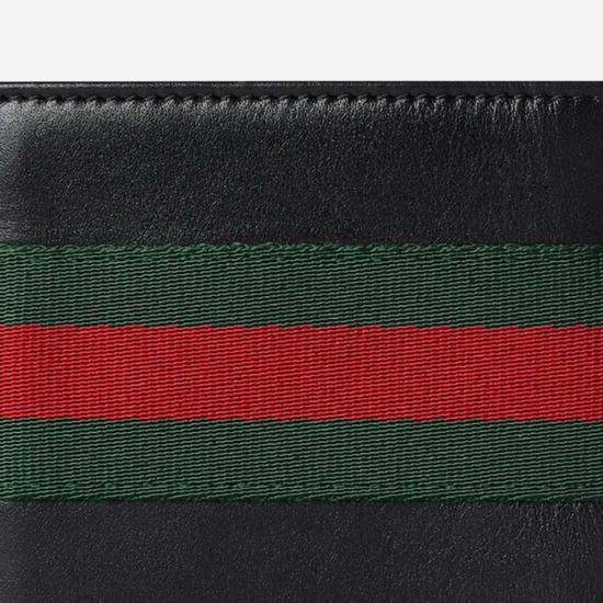  구찌 남성지갑 바이폴드 가죽 지갑 블랙 - GUCCI