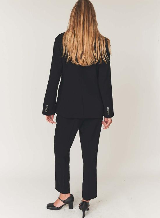  The Garment x Tomorrow 크롭 팬츠 더 가먼트 X 투모로우 크레이프 풀온 팬츠 블랙 - OTHER BRANDS