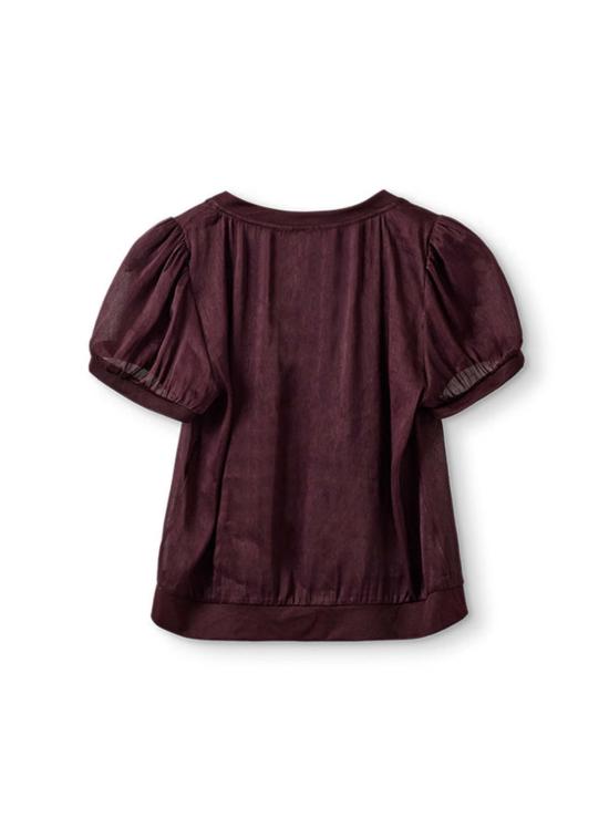  The Garment x Tomorrow 반팔 티셔츠 더 가먼트 X 투모로우 프린스 티셔츠 버건디 - OTHER BRANDS