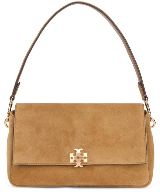  토리버치 가방 찰리 스웨이드 숄더백 토피 - TORY BURCH