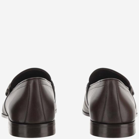  살바토레 페라가모 로퍼 페라가모 다크 브라운 가죽 - SALVATORE FERRAGAMO