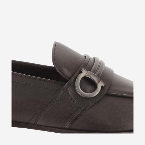  살바토레 페라가모 로퍼 페라가모 다크 브라운 가죽 - SALVATORE FERRAGAMO