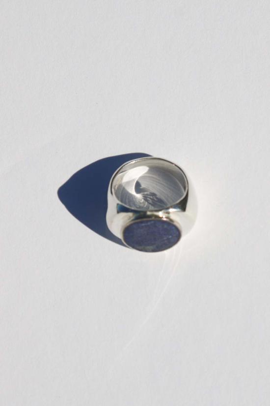  오디세이아 반지 Odissea Ny Perlmutte Lapis Lazuli Ring Silver - ODISSEA